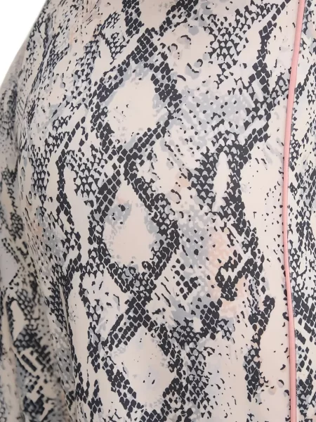 Панталон Oui с принт със змийски принт