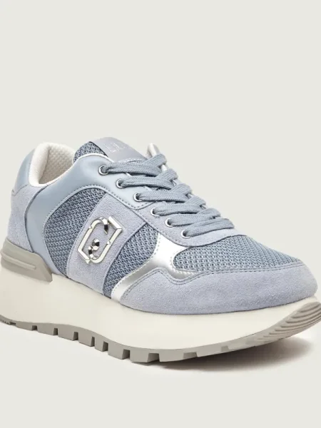 Sneakerși Liu Jo din piele albastru