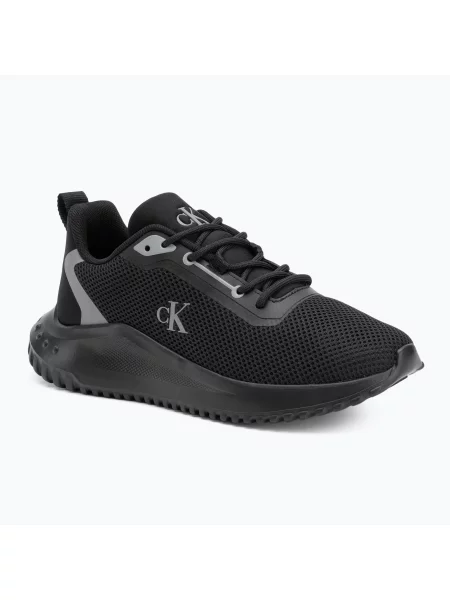 Calvin Klein Jeans sneakersy EVA RUNNER L-UP MIX MESH LOGO CK czarny