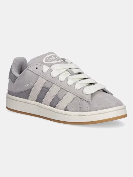 Adidas Originals sneakers din piele întoarsă Campus Twist W gri