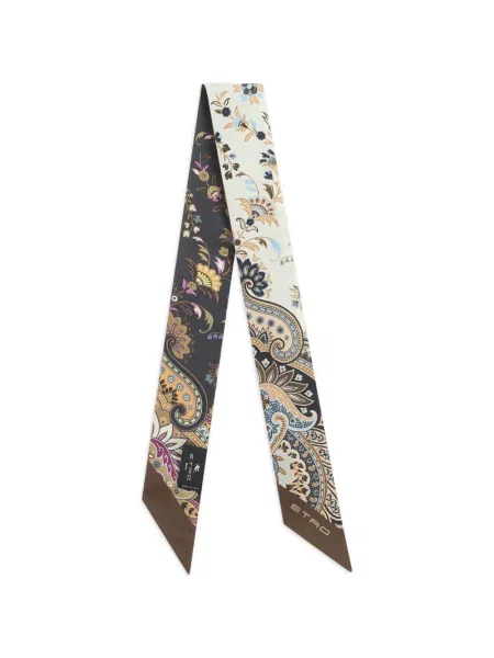 Fular Etro de mătase cu model floral