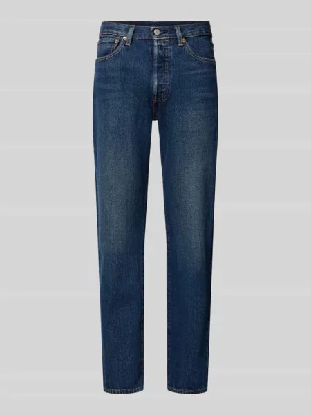 Jeansy w kroju wide & loose fit z czystej bawełny model Levi's niebieskie