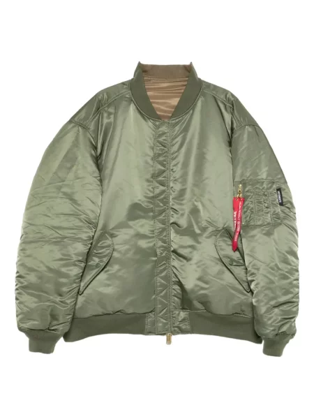 Geacă bomber Vetements cu broderie verde