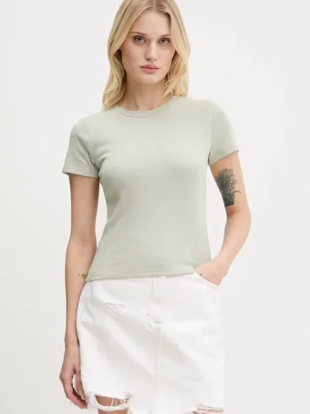 Тениска Hollister Co. дамска зелено