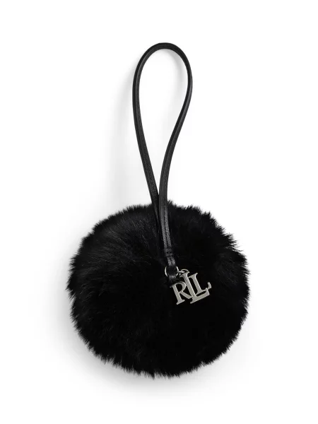 Lauren Ralph Lauren Přívěsek na klíče / stříbrná černá