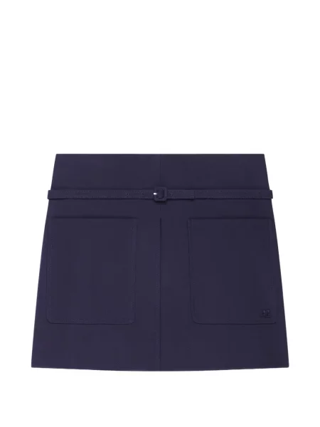 Fusta mini Courreges albastru