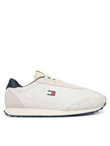 Tommy Jeans Superge Tjm Retro Runner Archive Mix Mat Svetlo bež
