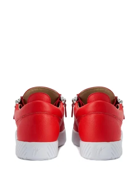 Sneakerși Giuseppe Zanotti din piele roșu
