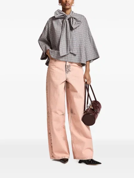 Blugi cu picior larg Essentiel Antwerp roz