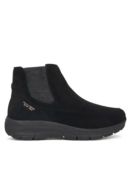 Μποτάκια με λάστιχο Skechers μαύρο