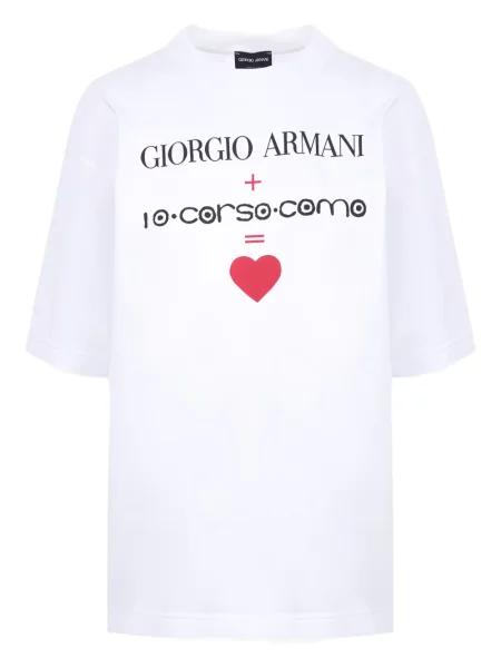 Tricou Giorgio Armani alb