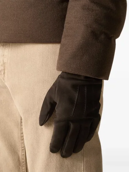 Mănuși Zegna maro