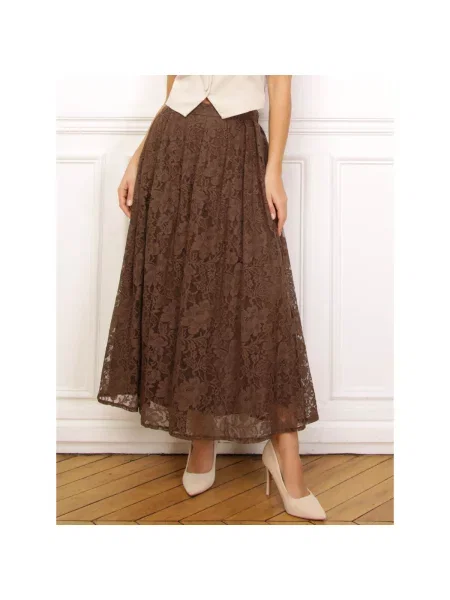 Suknja La Modeuse smeđa