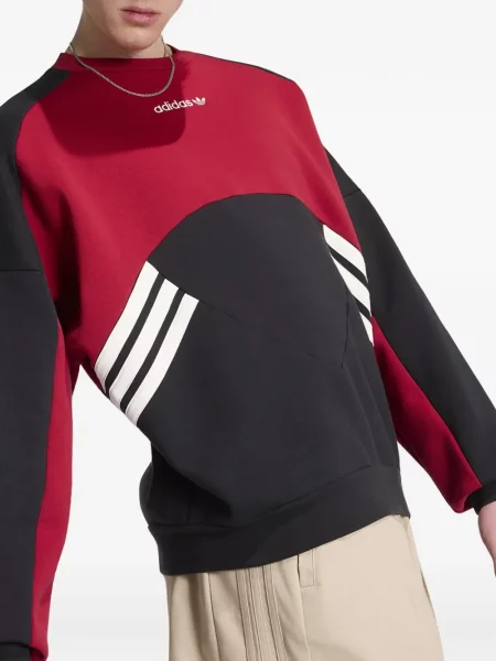 Decupat pantaloni scurți Adidas cu dungi cu autograf albastru