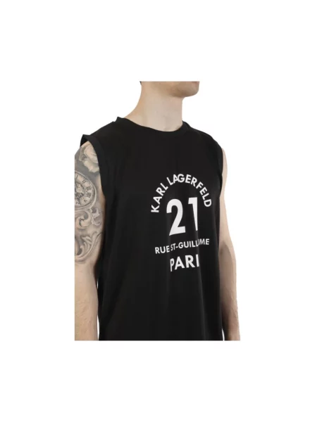 Koszulka Karl Lagerfeld czarna