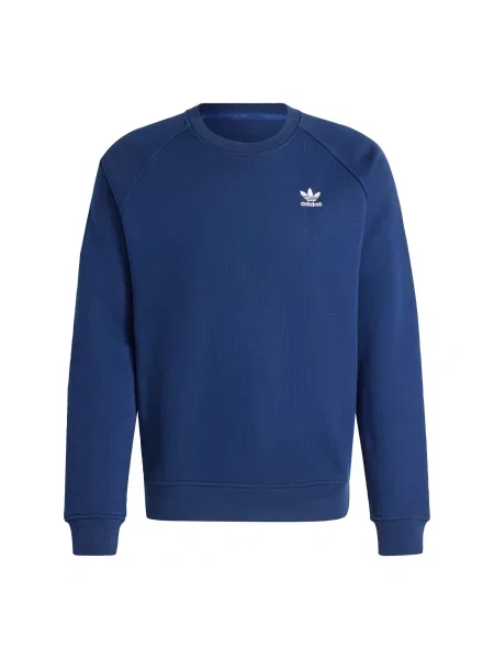 ADIDAS ORIGINALS Mikina Trefoil Essentials tmavomodrá biela