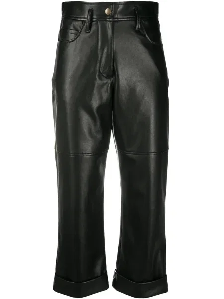 Cropp pantaloni Philosophy Di Lorenzo Serafini din piele negru