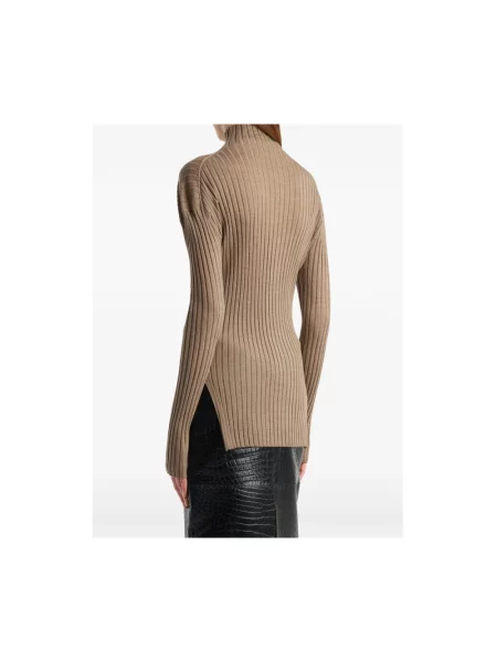 Sweter Khaite brązowy