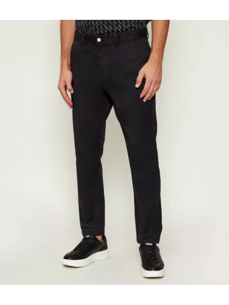 Tommy Jeans Pantaloni chino Austin negru
