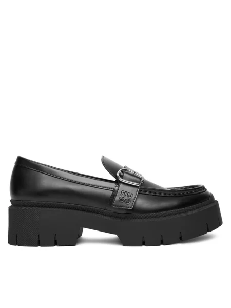 Loafersy HUGO czarne