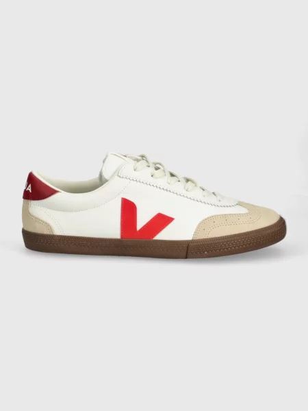 Veja sneakersy skórzane Volley białe