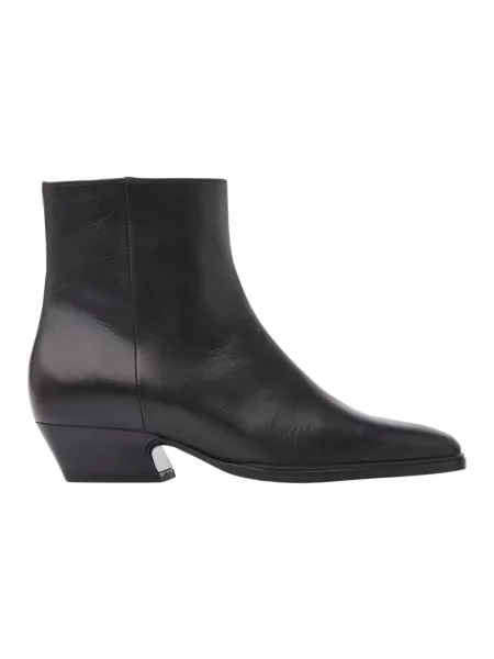 Buty do kostki Via Vai skórzane czarne