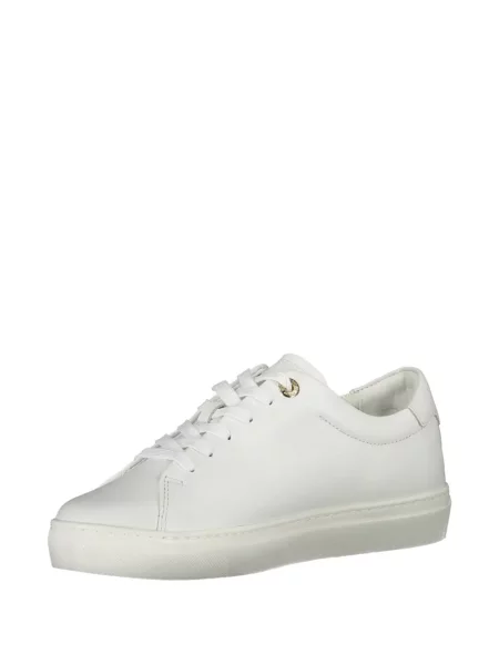 Sneakerși Tommy Hilfiger cu autograf alb