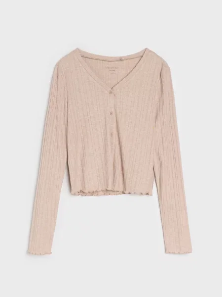 Двокомплектна піжама з бежевий