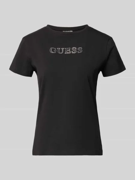 T-shirt GUESS Briana Ss T-Shirt Jet Black S czarna