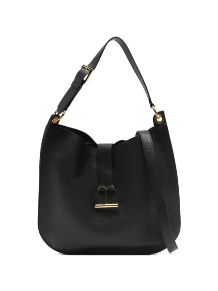 Geanta de piele Tom Ford din piele negru