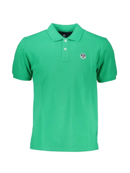 Scurt tricou polo North Sails cu aplicații verde