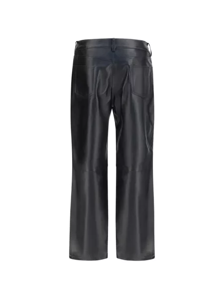 Pantaloni Magda Butrym din piele negru