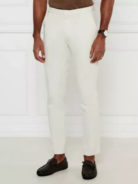 BOSS BLACK Chino nadrág | stretch fekete