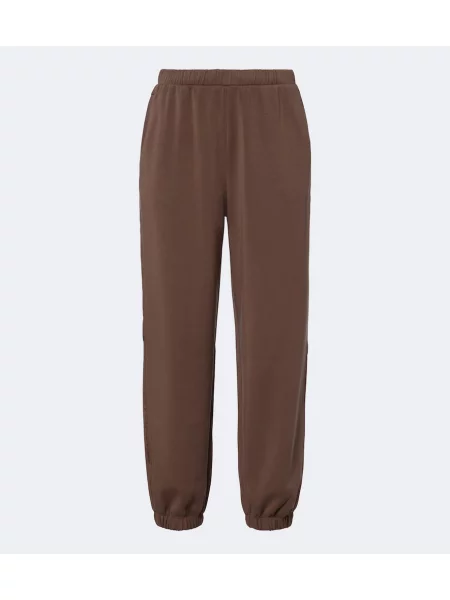 Pantaloni sport Varley din jerseu maro