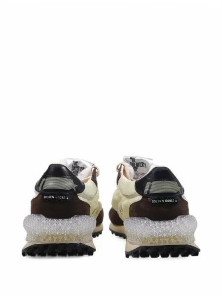 Top Golden Goose din piele de căprioară negru