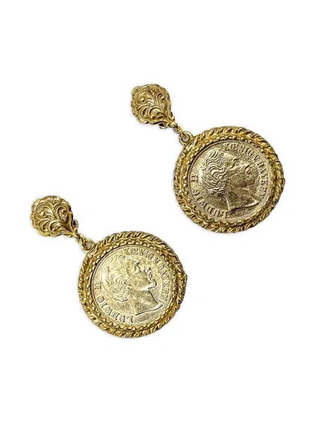 Σκουλαρίκια Jennifer Gibson Jewellery χρυσό