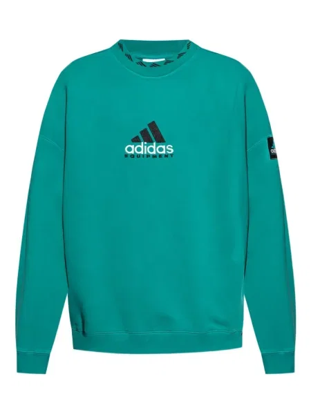 Semišové reflexní kraťasy Adidas s kulatým výstřihem černé