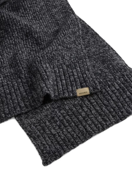 Fular Woolrich de lână negru