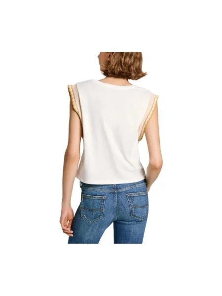 Top Pepe Jeans casual biały
