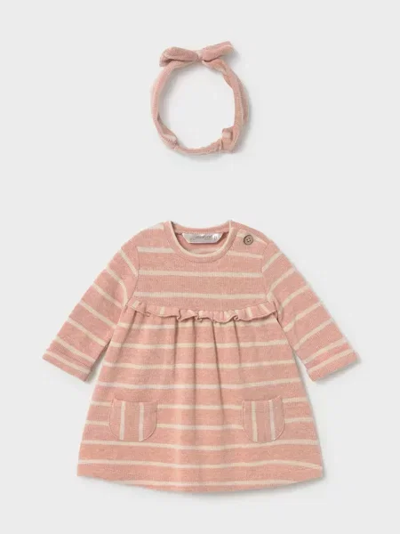 Mayoral Newborn розкльошена сукня з бавовною