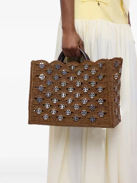 Geantă shopper Rabanne maro