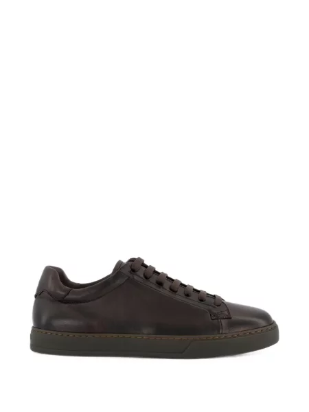 Sneakerși Doucal's din piele maro