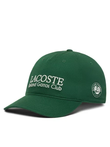 Czapka z daszkiem Lacoste zielona
