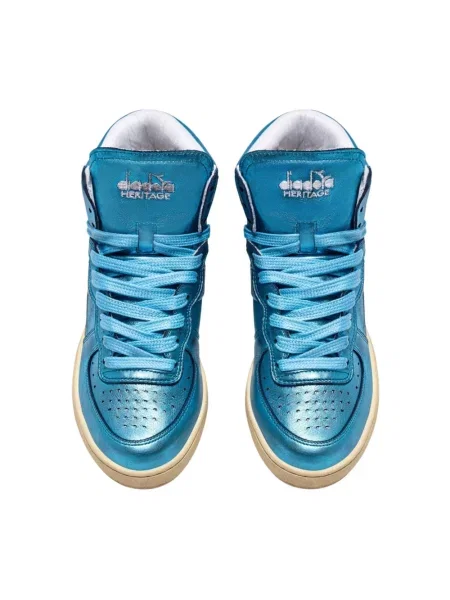 Sneakersy Diadora skórzane niebieskie