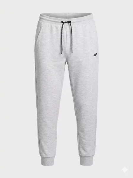 SPODNIE DRESOWE 4F SPORTOWE DRESY JOGGERY szare