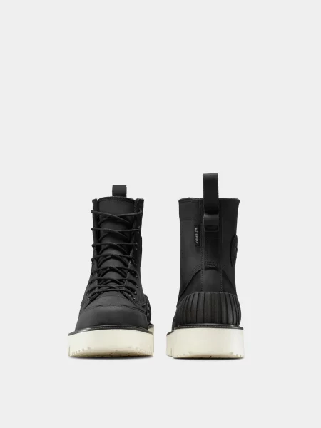 Кожаные ботинки Converse черные