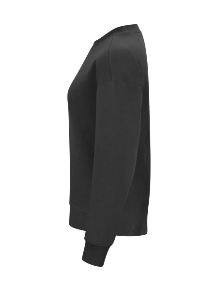 Clique Miami PRO Roundneck luźna bluza z okrągłym dekoltem – Black czarna