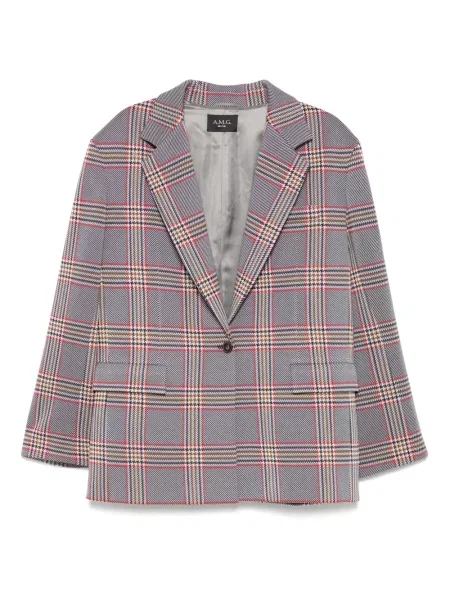 Sacou A.m.g. în carouri albastru