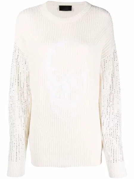 Pulover Philipp Plein tricotate de cristal
