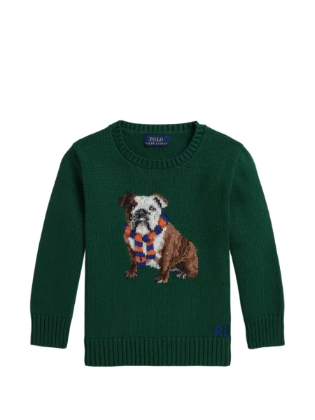 Sweter dziecięcy Polo Ralph Lauren zielony